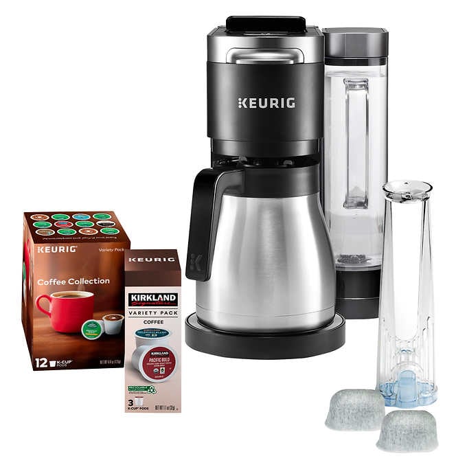  Keurig K-Duo Coffee Maker, Single Serve K-Cup Pod and